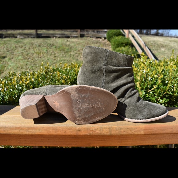 Army green ankle boots💚 - Picture 4 of 6